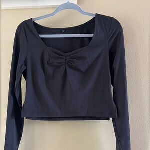 Long Sleeve Crop Top